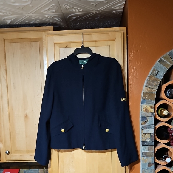 Lauren Ralph Lauren Jackets & Blazers - Vintage Lauren Ralph Lauren Martinique Military Style Hooded Worsted Wool Jacket